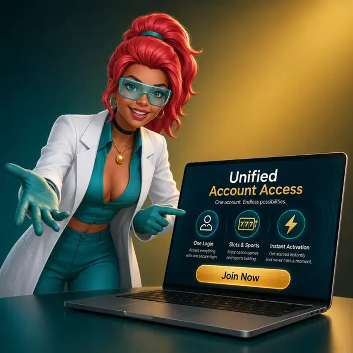 The Catalyst présente le système de connexion unifié Boomzino sur un écran d'ordinateur portable élégant