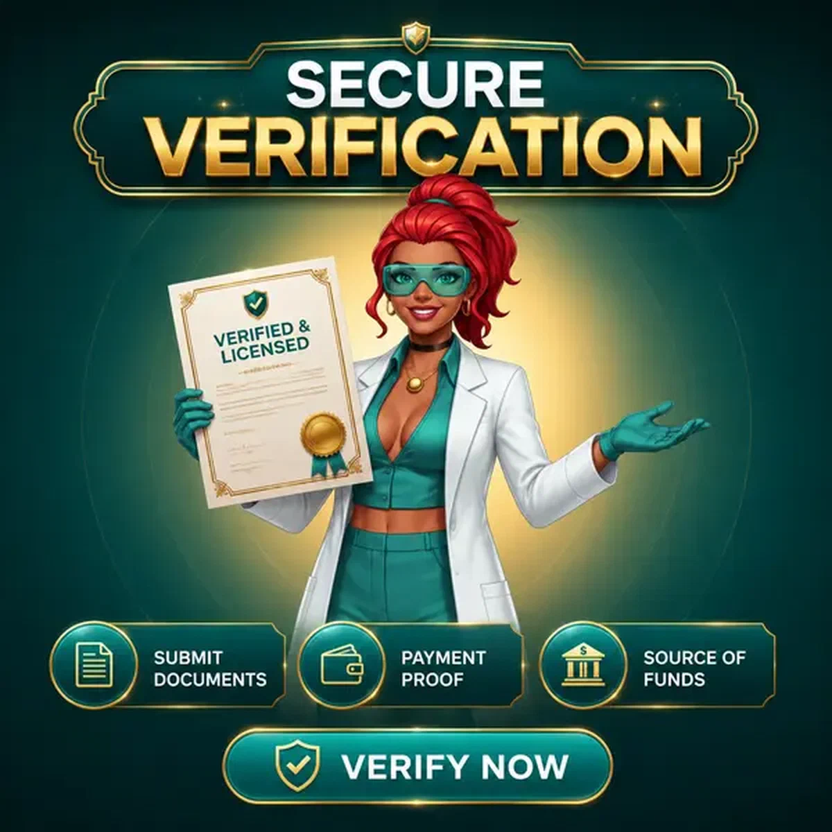 The Catalyst présente fièrement le certificat de vérification KYC au portail de licence de Curaçao